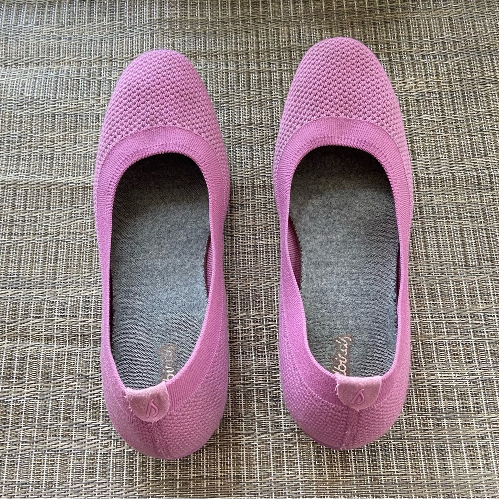 Allbirds Women’s Tree Breezers Ballet Flats Size 10.5 in color Starfish (Pink)